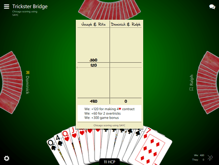 Play duplicate bridge online, free