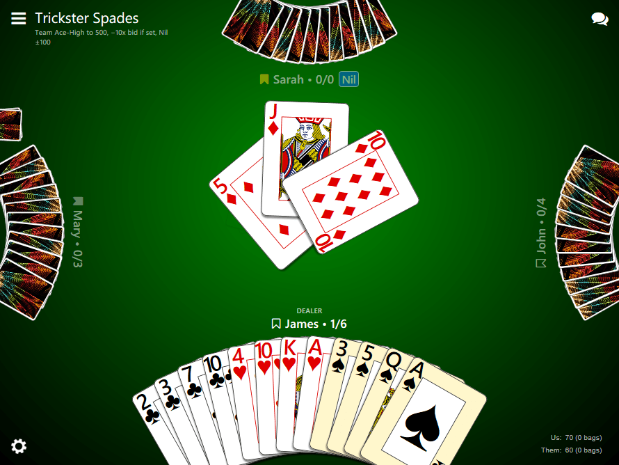 online spades game with no algorhythyms